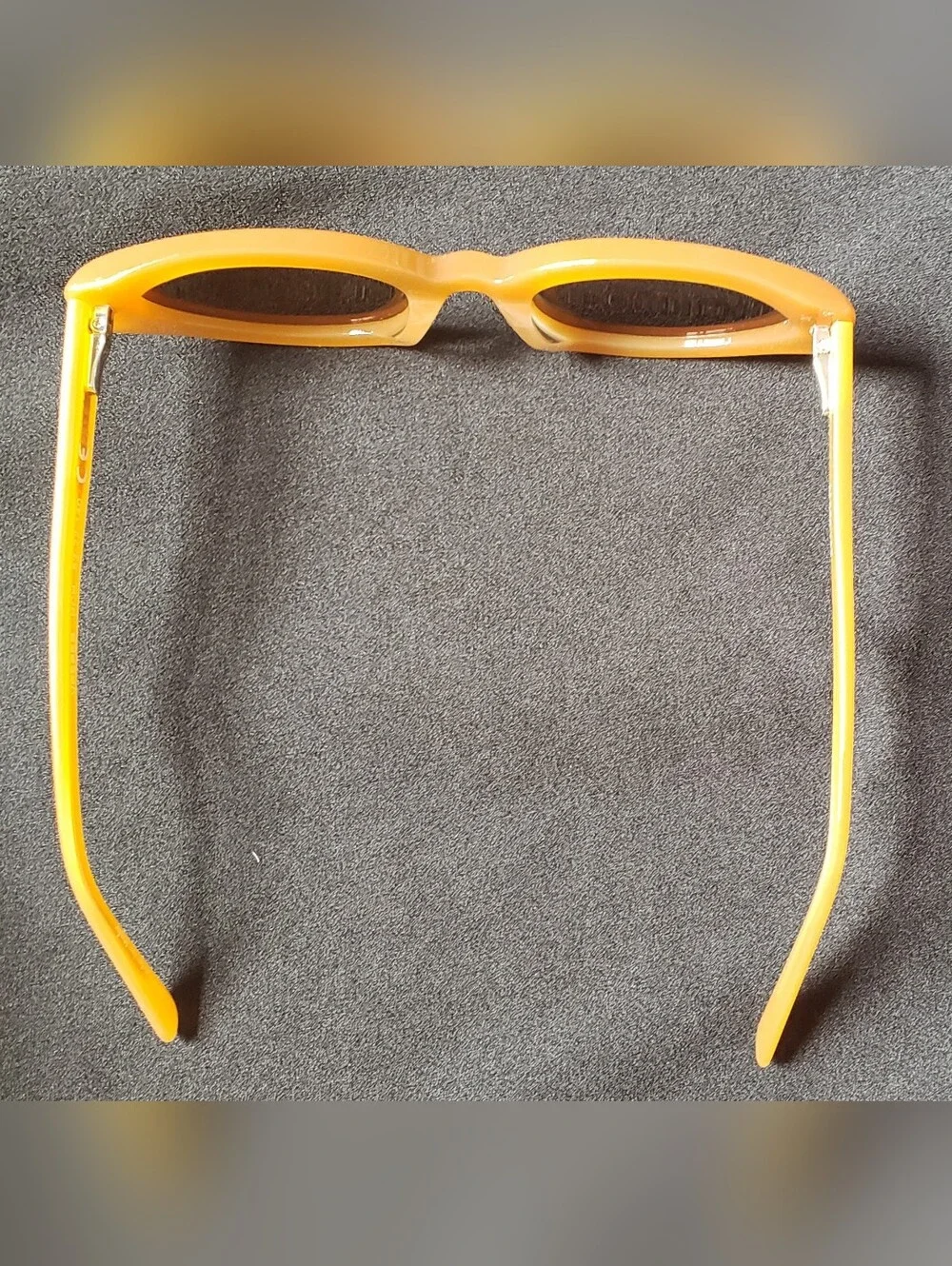 NEW Derek Lam 10 Crosby Vesper Sunglasses Peach Orange Handmade in Italy w/Case